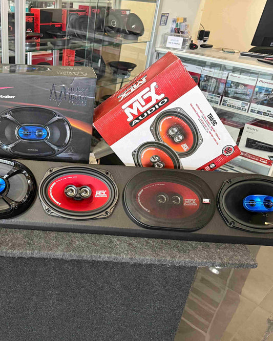PAQUETE BOCINAS 6x9/AUDIOBAHN/MTX/200126/JJ
