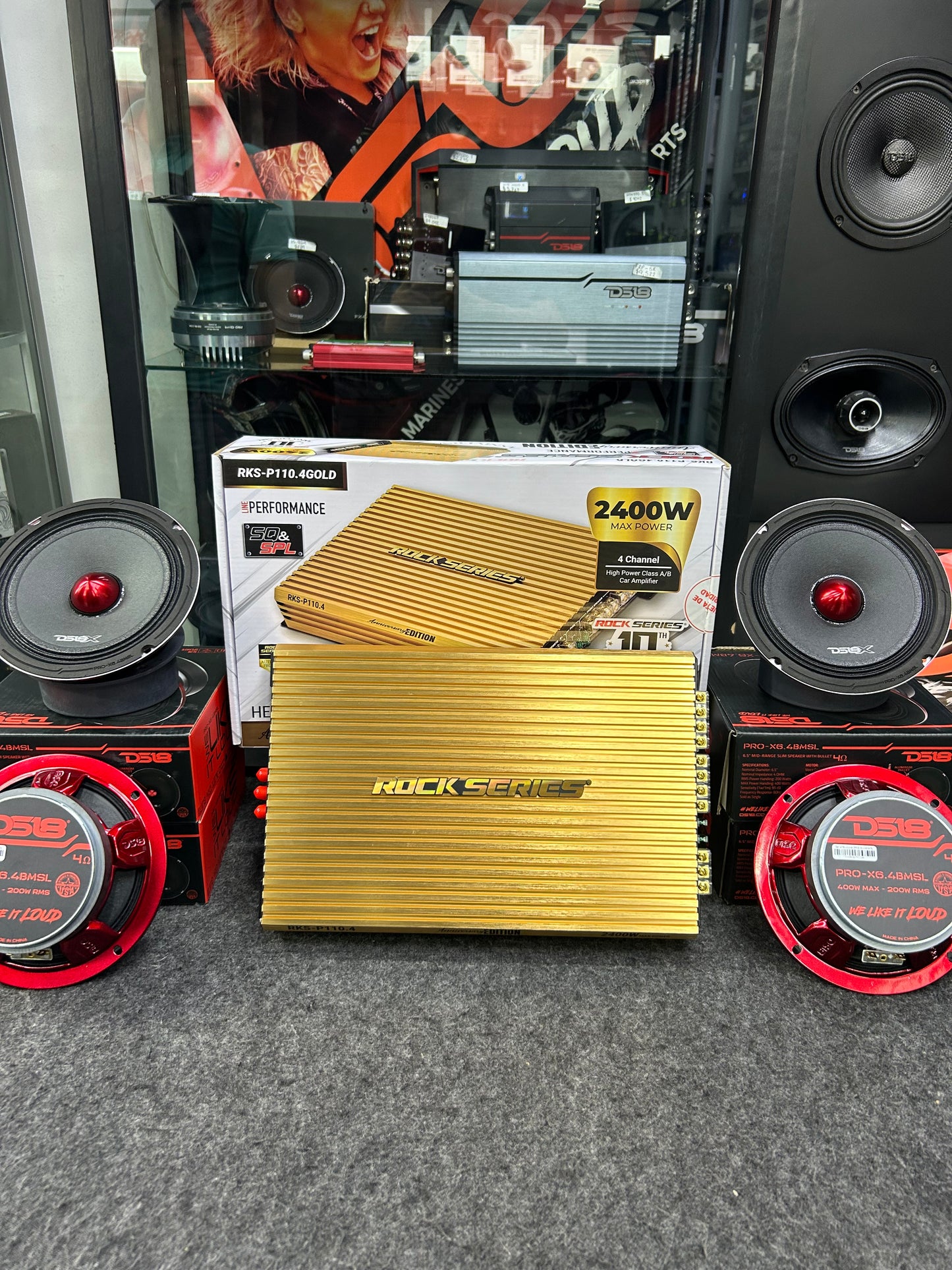 SUENA POTENTE CON PRO AUDIO DE CALIDAD / DS18  / ROCK SERIES / 040926 / HAR