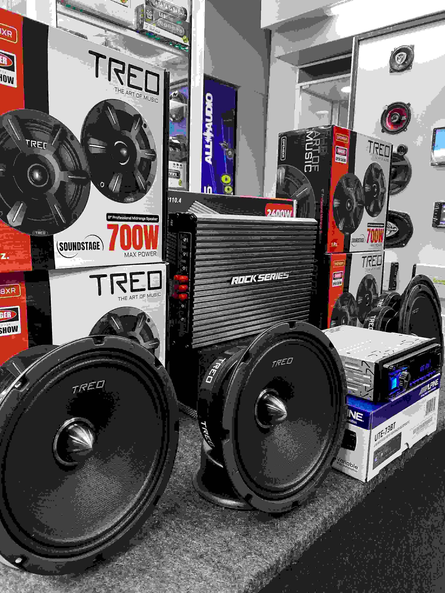 PAQUETE DE POTENCIA Y CALIDAD / TREO / ROCK SERIES / ALPINE / 270226 /VDR