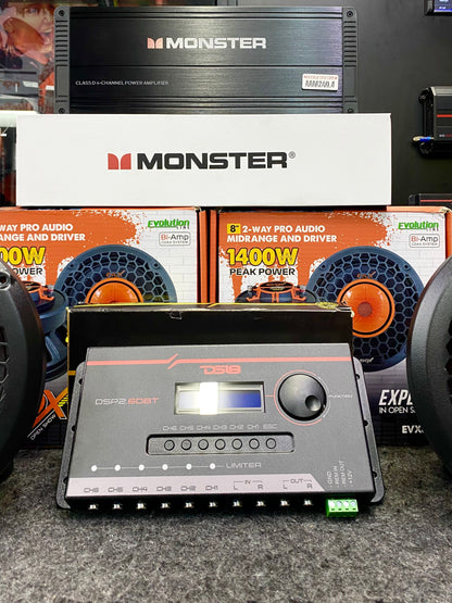 LLEVA LA POTENCIA Y CALIDAD DE TU AUDIO AL PRIMER NIVEL  / EVOX / MONSTER / DS18 / 130326 / DCA