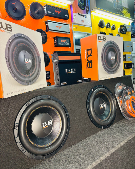 PAQUETE PAR DE SUBWOOFERS PARA PICKUP/DUB/220126/RZ