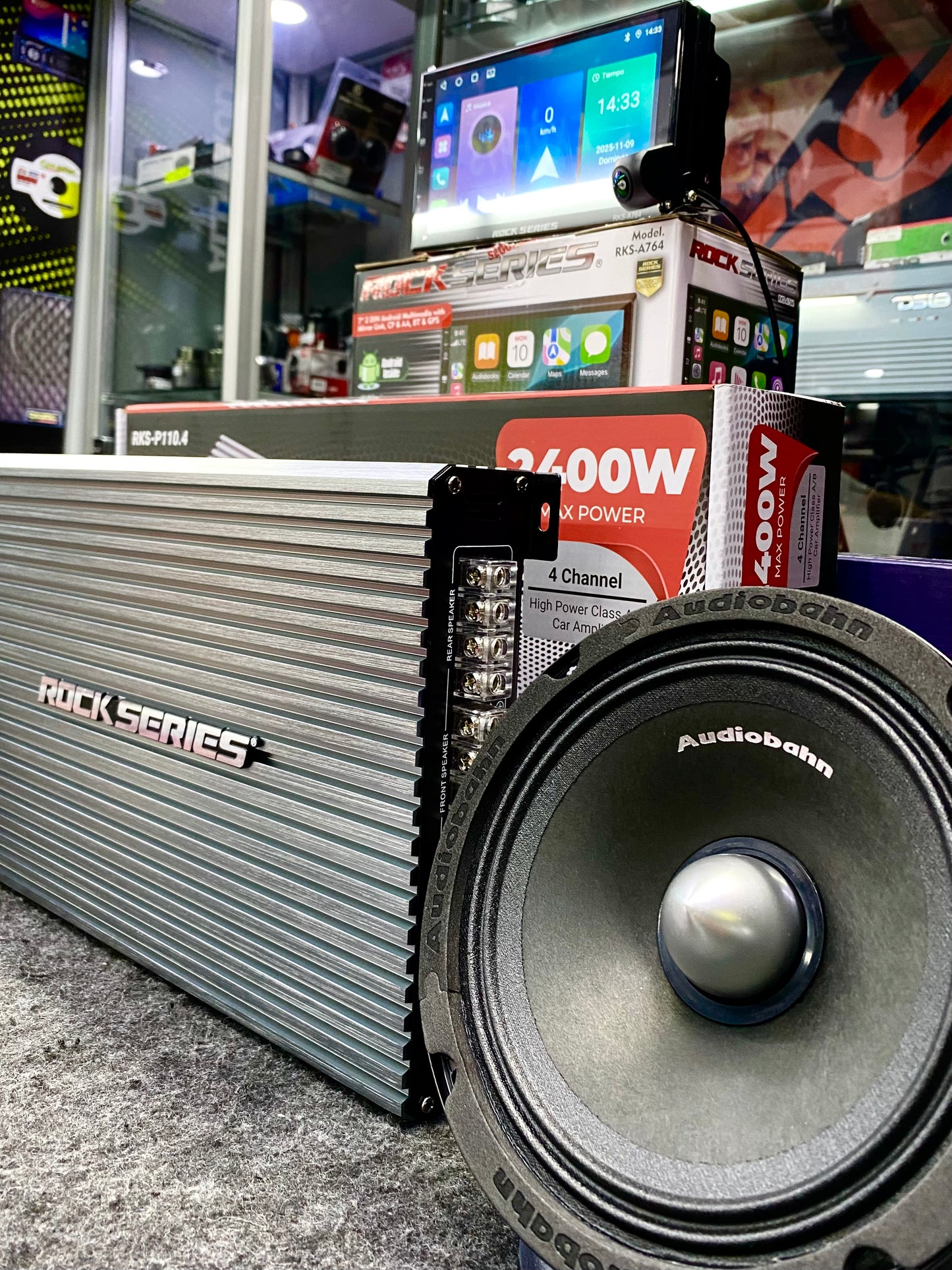 PAQUETE DE CALIDAD Y POTENCIA / ROCK SERIES / AUDIOBAHN / 300326 / DCA