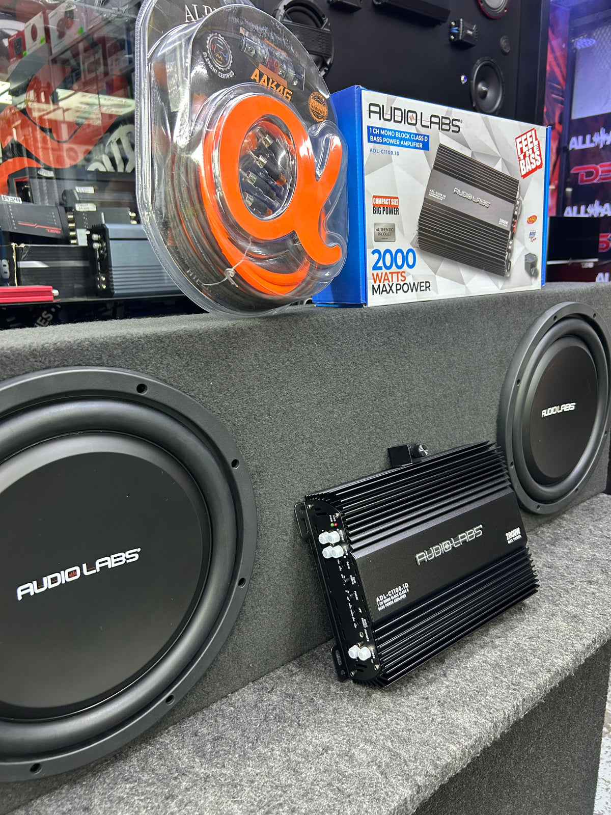 SOLUCIÓN DE BAJEO PARA CAMIONETAS / AUDIO LABS / ALPHASONIK / 191026 / HAR