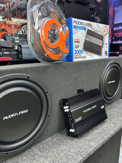 SOLUCIÓN DE BAJEO PARA CAMIONETAS / AUDIO LABS / ALPHASONIK / 191026 / HAR