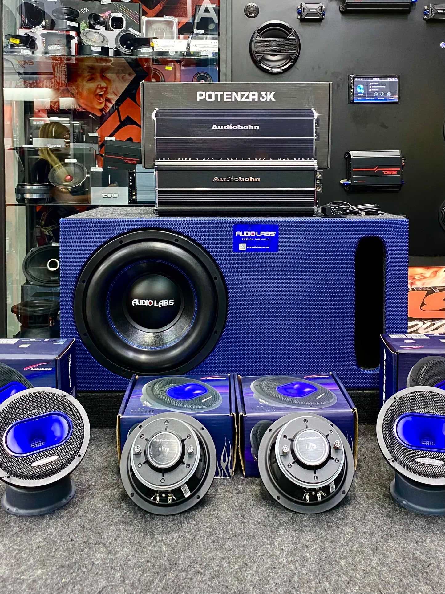 PAQUETE DE ALTA POTENCIA / AUDIOBAHN / AUDIOLABS / 090426 / DCA