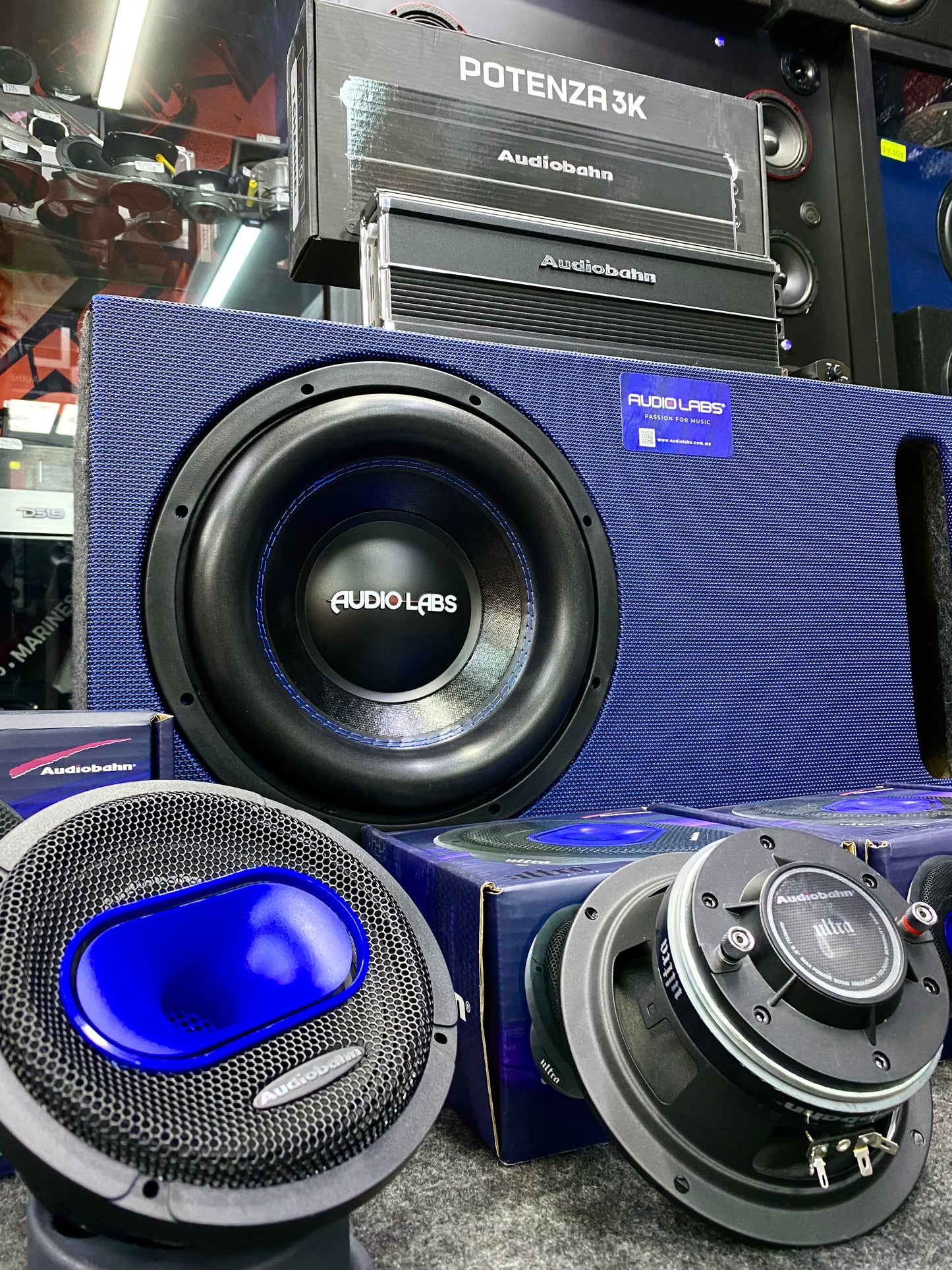 PAQUETE DE ALTA POTENCIA / AUDIOBAHN / AUDIOLABS / 090426 / DCA