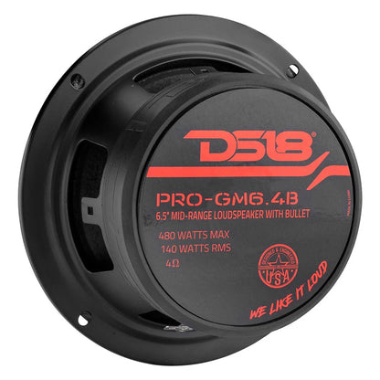 PAQUETE DE 12 PIEZAS / MEDIO RANGO 6.5" MOD. PRO-GM6.4B