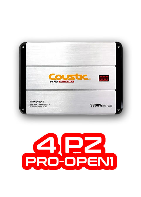 PAQUETE DE 4 PIEZAS / AMPLIFICADOR 1 CH MOD. PRO-OPEN1