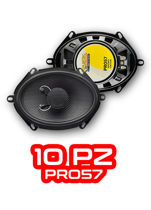 PAQUETE DE 10 PIEZAS / PAR DE BOCINAS 5X7" MOD. PRO57