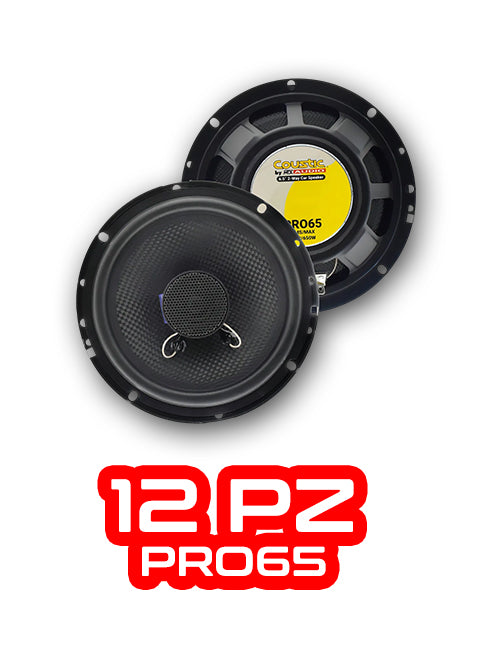 PAQUETE DE 12 PIEZAS / PAR DE BOCINAS 6.5" MOD. PRO65