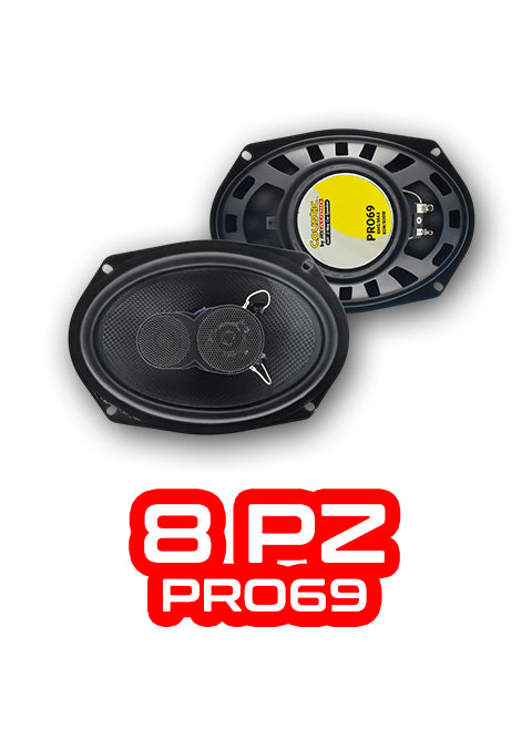 PAQUETE DE 8 PIEZAS / PAR DE BOCINAS 6X9" MOD. PRO69