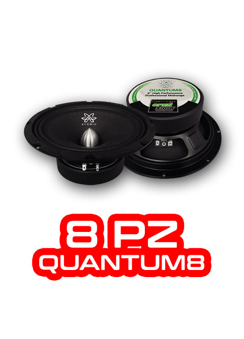 PAQUETE DE 8 PIEZAS / PAR DE MEDIOS RANGOS 8" MOD. QUANTUM8
