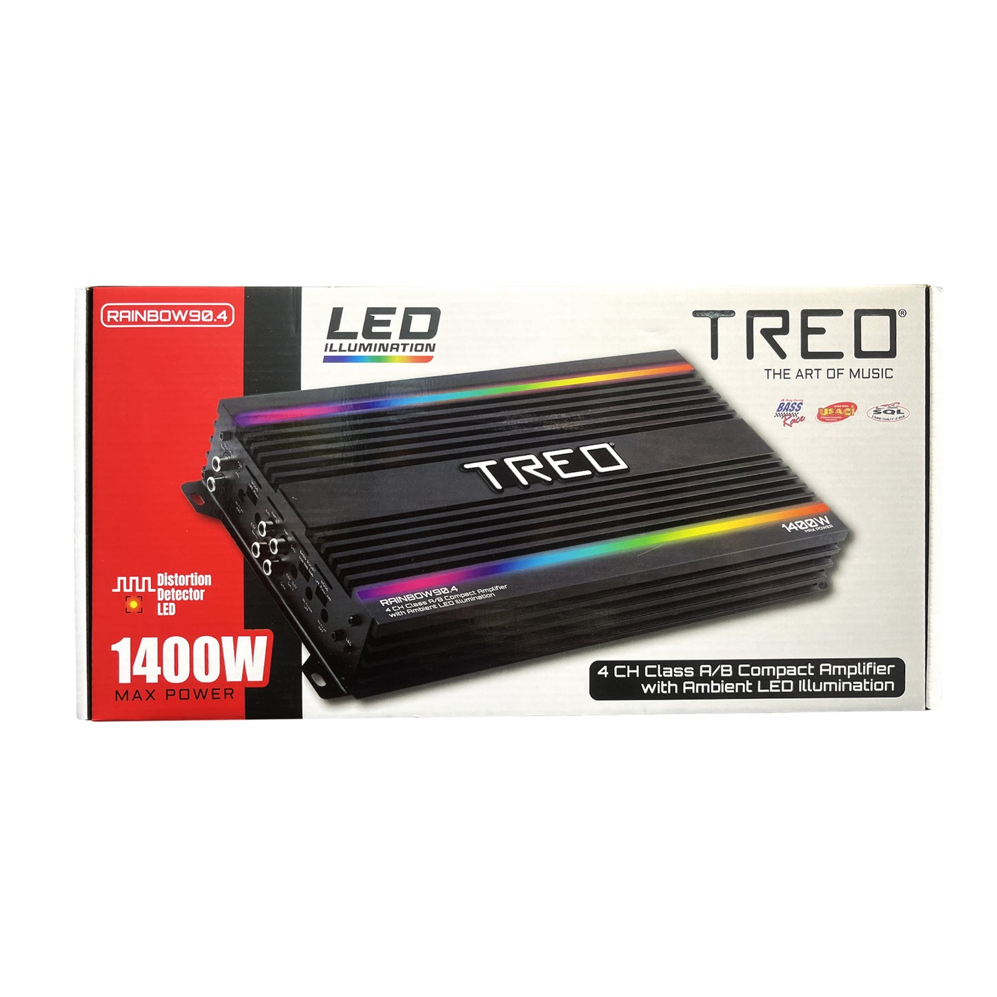PAQUETE DE 6 PIEZAS / AMPLIFICADOR 4CH RGB MOD. RAINBOW90.4