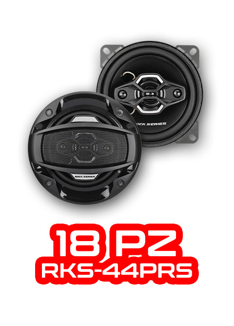 PAQUETE DE 18 PIEZAS / PAR DE BOCINAS 4" MOD. RKS-44PRS