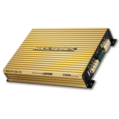 PAQUETE DE 4 PIEZAS / AMPLIFICADOR 1 CH MOD. RKS-P1100.1DGOLD