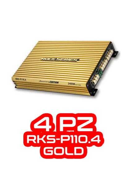 PAQUETE DE 4 PIEZAS / AMPLIFICADOR 4 CH MOD. RKS-P110.4GOLD