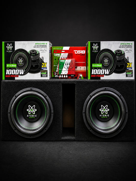 POTENCIA DE OTRA GALAXIA CON UN PAR 10” / ATOMIC AUDIO / DS18 / 170726 / HAR