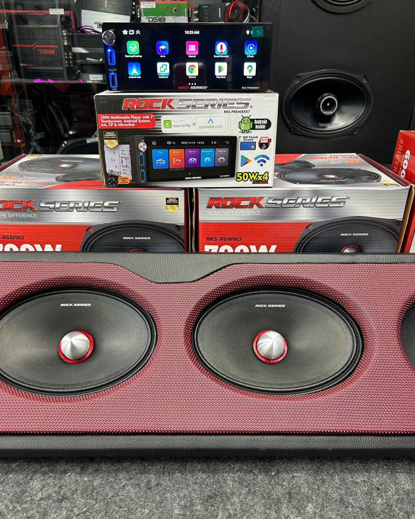 EQUIPO OPEN SHOW Y PANTALLA APPLE CAR PLAY & ANDROID AUTO / ROCK SERIES / KRACK / 240226 / HAR