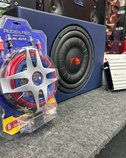 POCO ESPACIO Y QUIERES SONAR DURO SUBWOOFER 12 PLANO / NAKAMICHI / AUDIO LABS / 250226 / HAR