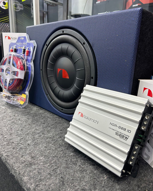 POCO ESPACIO Y QUIERES SONAR DURO SUBWOOFER 12 PLANO / NAKAMICHI / AUDIO LABS / 250226 / HAR