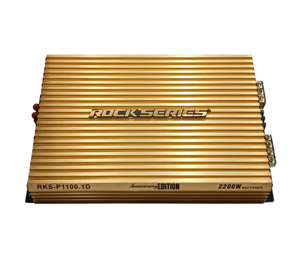 PAQUETE DE 4 PIEZAS / AMPLIFICADOR 1 CH MOD. RKS-P1100.1DGOLD