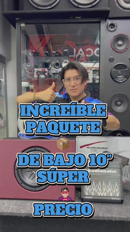 PAQUETE ACCESIBLE Y POTENTE DE BAJO / DS18 / AUDIOBAHN / 200526 / HAR