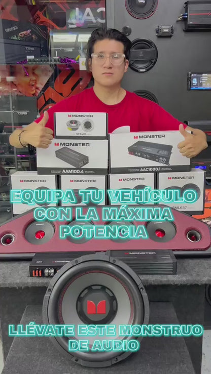 EQUIPA TU VEHÍCULO CON ESTE MONSTER DE AUDIO COMPLETO / 200226 / HAR