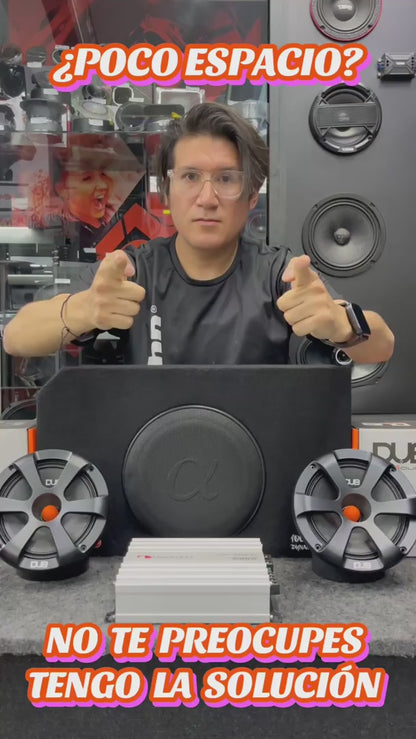 ¿POCO ESPACIO? ESTE PAQUETE DE BAJO Y MEDIOS RANGOS ES IDEAL PARA TI / ALPHASONIK / DUB / 170326 / HAR