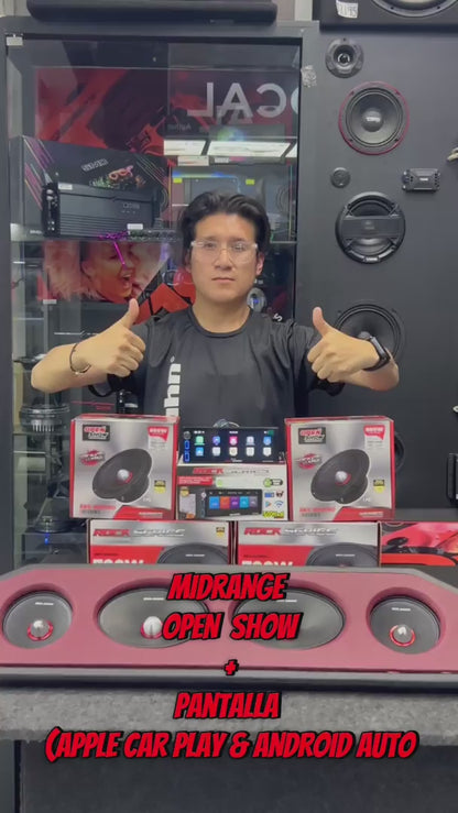 EQUIPO OPEN SHOW Y PANTALLA APPLE CAR PLAY & ANDROID AUTO / ROCK SERIES / KRACK / 240226 / HAR
