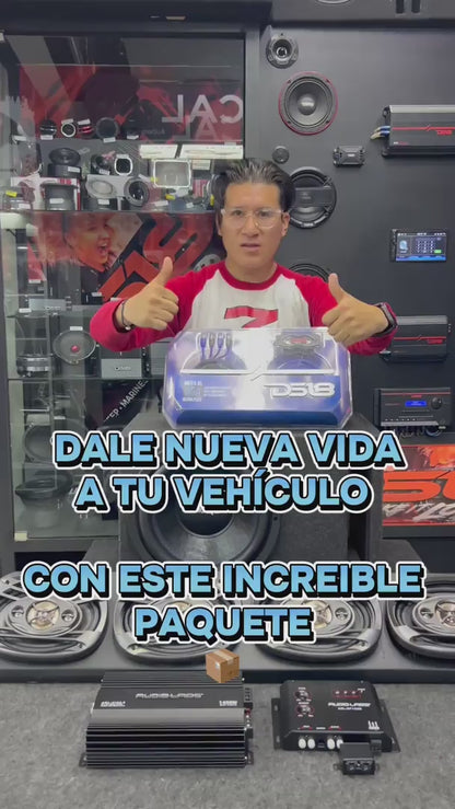EQUIPO DE BAJEO Y BOCINAS COAXIALES / AUDIO LABS / DS18 / 020426 / HAR