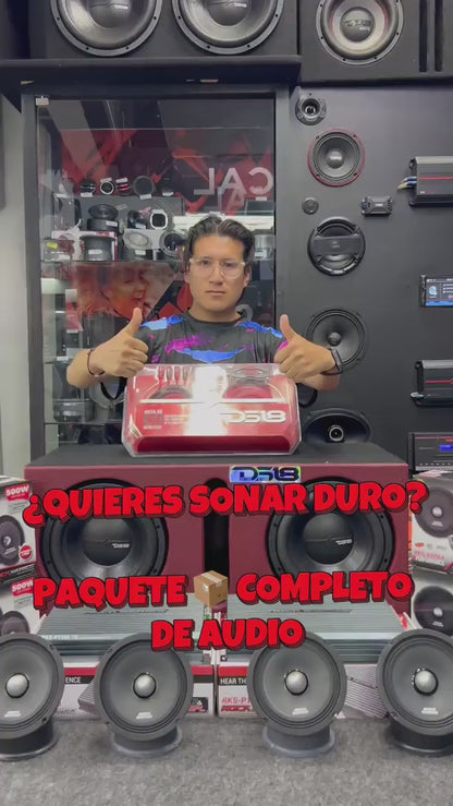 INCREÍBLE PAQUETE COMPLETO DE AUDIO / DS18 / ROCK SERIES / 080426 / HAR