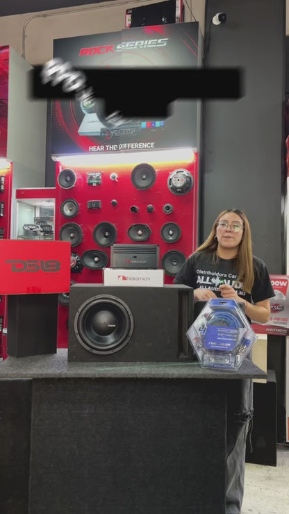 PAQUETE DE SUBWOOFER CON AMPLIFICADOR/DS18/NAKAMICHI/260126/KP