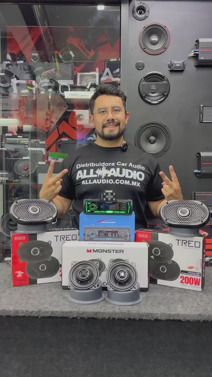 OCUPAS BOCINAS DE 4” Y DE 4X6” / TREO / AUDIOBAHN / MONSTER / 040526 / JCP