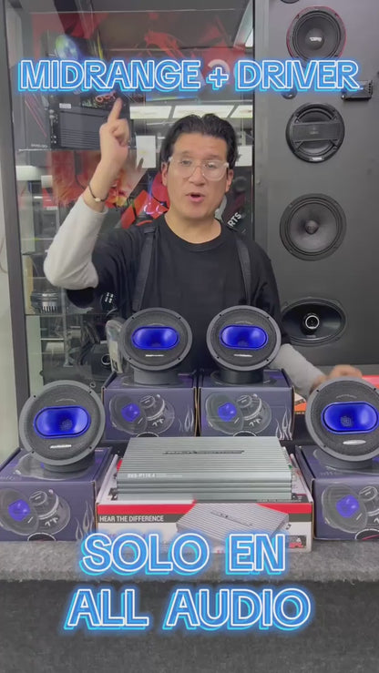 MIDRANGE 6.5 + DRIVER Y AMPLIFICADOR DE GRAN POTENCIA / 060226 / HAR