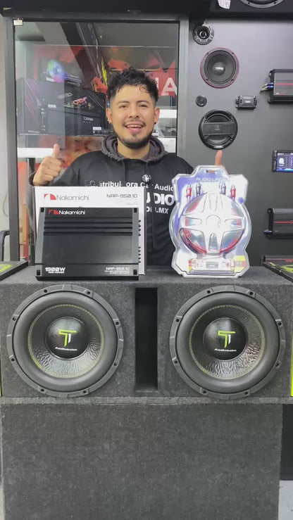 PAQUETE DE BAJEO IMPONENTE / AUDIOBAHN / NAKAMICHI / AUDIO LABS / 050226 / DCA