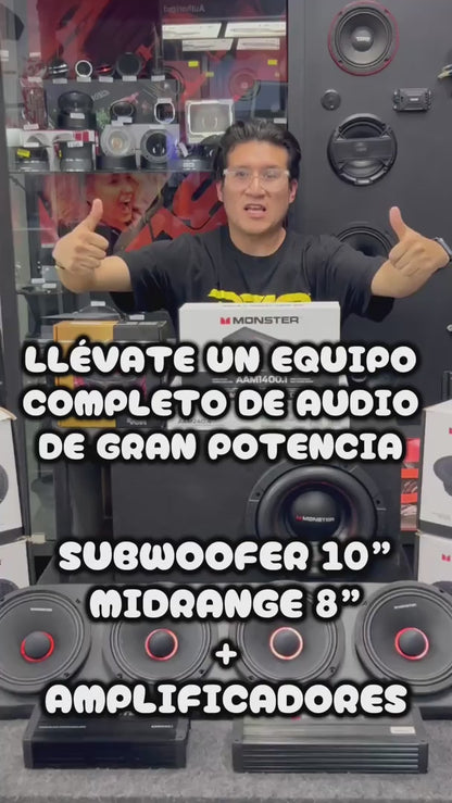 ADQUIERE ESTE MONSTRUO UN EQUIPO COMPLETO DE AUDIO / MONSTER / DS18 / 040326 / HAR