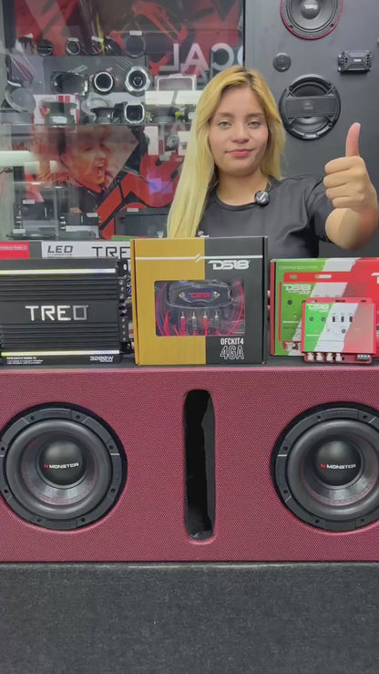 POTENTE PAQUETE DOBLE DE BAJO / MONSTER / TREO / DS18 / 140526 / VDR